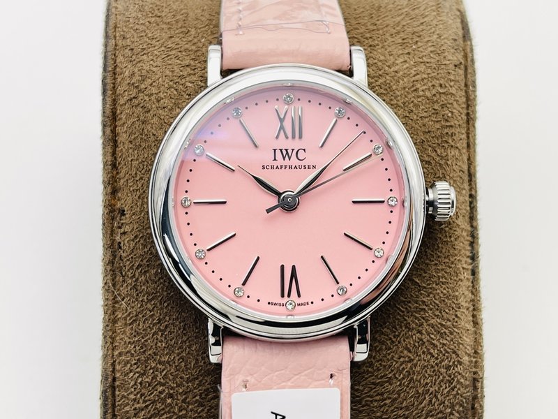 IWC 포르투기저 다이아몬드 오토매틱 여성용 시계 001-251335