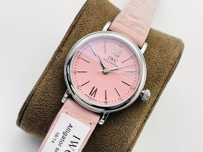 IWC 포르투기저 다이아몬드 오토매틱 여성용 시계 001-251335