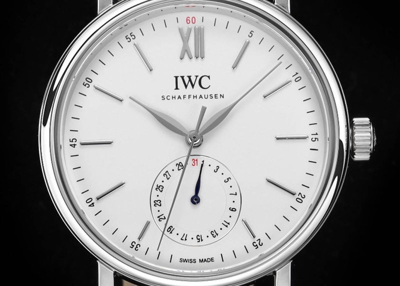 IWC 포르투기저 시리즈 포인터 캘린더 남성 시계 001-251370