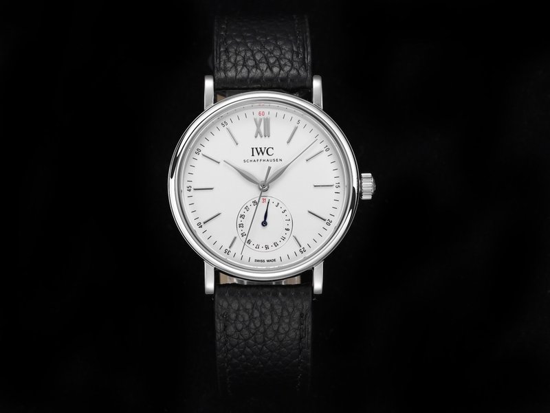 IWC 포르투기저 시리즈 포인터 캘린더 남성 시계 001-251370