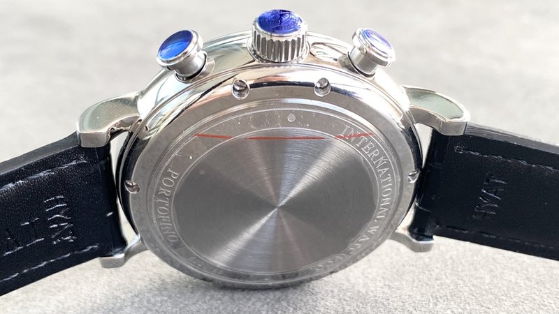 IWC 포르투기제 크로노그래프 스틸 워치 001-251407