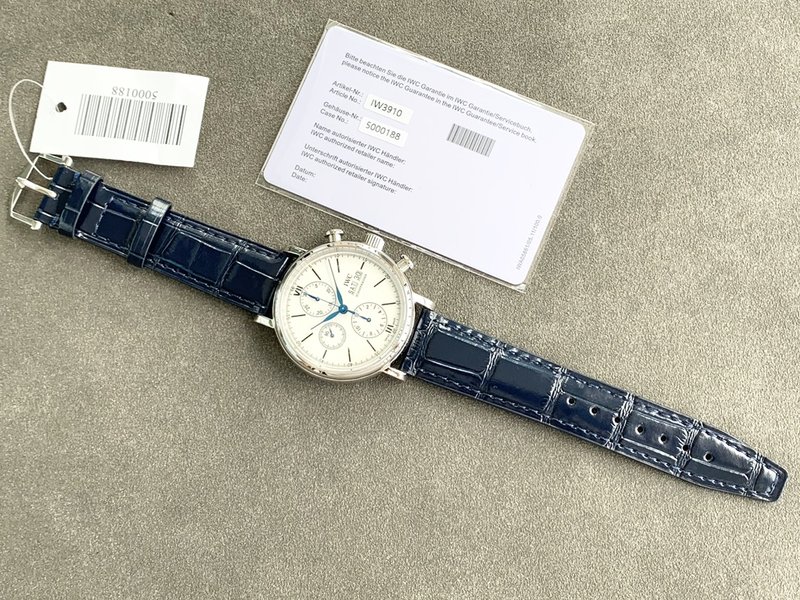 IWC 포르투기제 크로노그래프 스틸 워치 001-251408