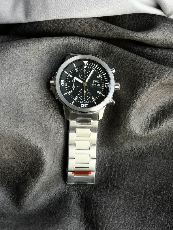 IWC 아쿠아타이머 테인리스 오토매 시계 001-251437
