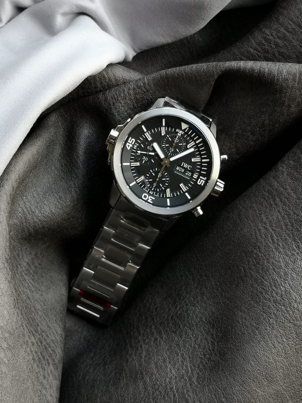 IWC 아쿠아타이머 테인리스 오토매 시계 001-251437