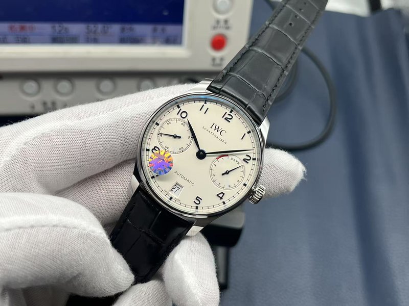 IWC 포르투기세 7 일 파워리저브 오토매틱 남성 시계 001-251441