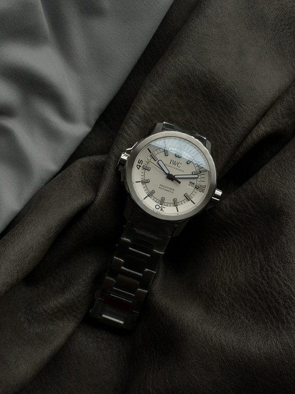 IWC 아쿠아타이머 시리즈 스테인리스 오토매틱 남성 시 001-251442