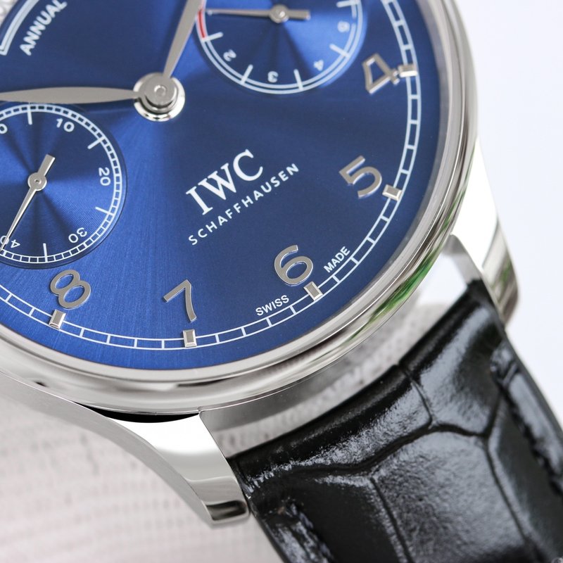 IWC 포르투기제 연력 캘린더 오토매틱 남성용 시계 001-251446