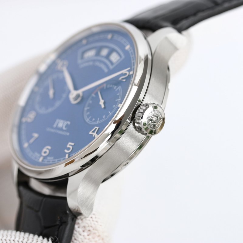 IWC 포르투기제 연력 캘린더 오토매틱 남성용 시계 001-251446