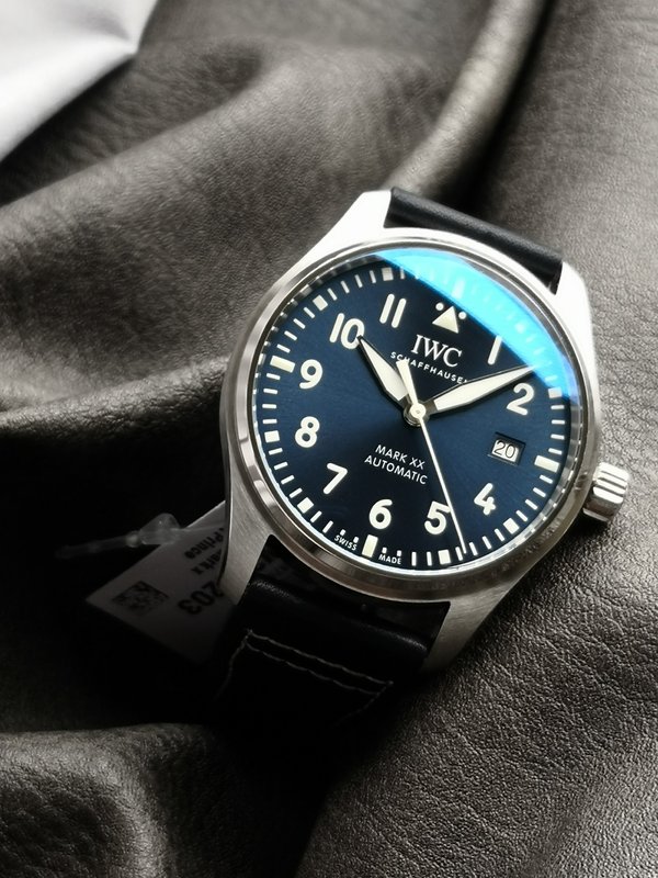V7 팩토리 IWC 마크 20 파일럿 오매틱 시계 001-251471