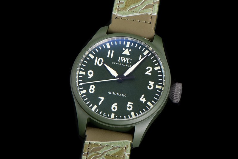 IWC 포레스트 그린 세라믹 티타늄 오토매틱 시계 001-251475