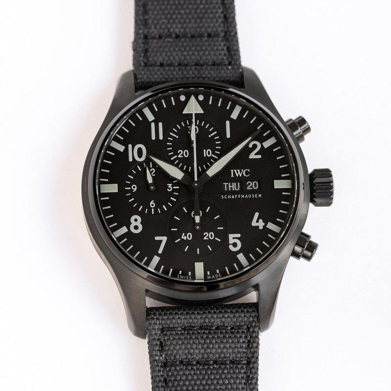 IWC 파일럿 크로노그래프 남성 기계식 시계 001-251477