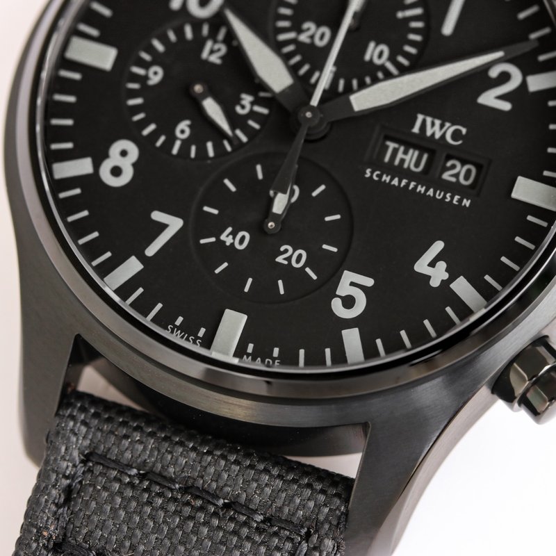 IWC 파일럿 크로노그래프 남성 기계식 시계 001-251477