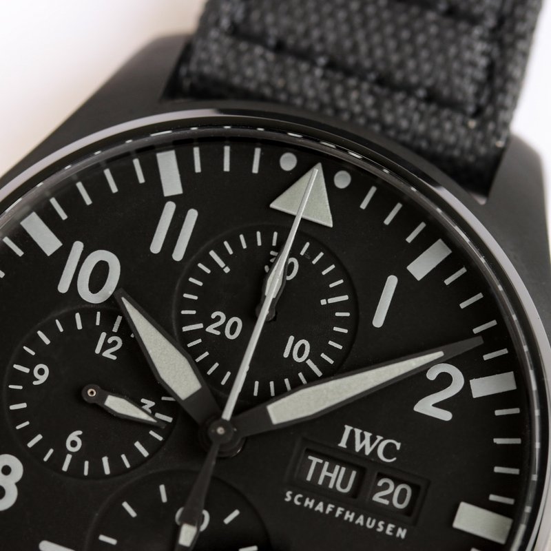 IWC 파일럿 크로노그래프 남성 기계식 시계 001-251477