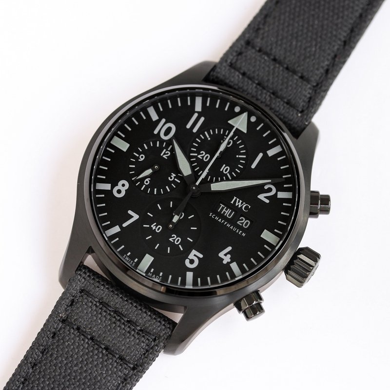 IWC 파일럿 크로노그래프 남성 기계식 시계 001-251477