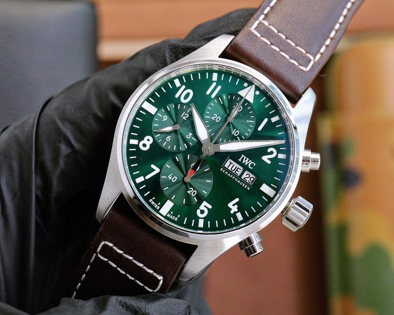 IWC 파일럿 시리즈 스테인리스 스틸 오토매틱 시계 001-251495