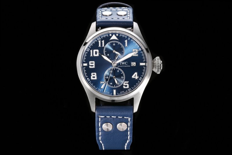 IWC 파일럿 시리즈 오픈백 문페이즈 기계식 시계 001-251496