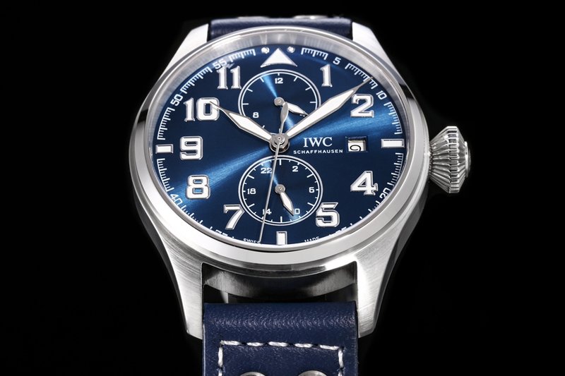 IWC 파일럿 시리즈 오픈백 문페이즈 기계식 시계 001-251496