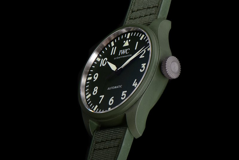 IWC 포레스트 그린 세라믹 티타늄 오토매틱 시계 001-251498