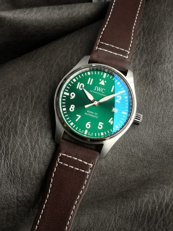 V7 팩토리 IWC 마크 20 파일럿 오매틱 시계 001-251508