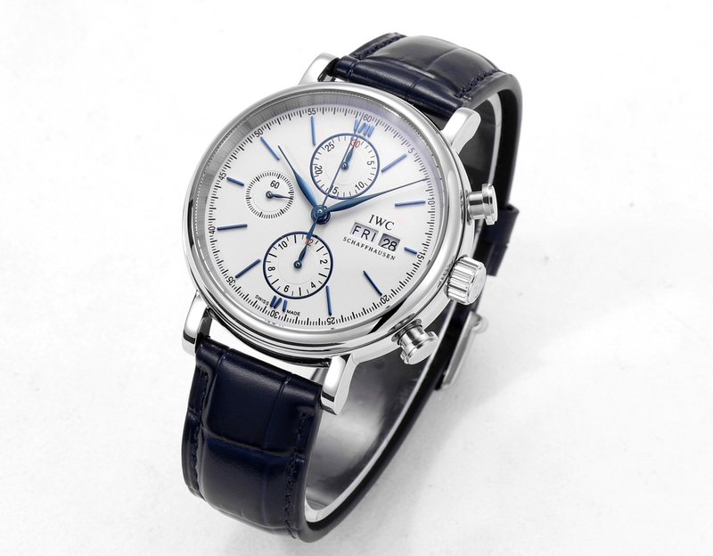 IWC 포르투기제 크로노그래프 스틸 워치 001-251512