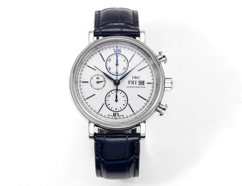 IWC 포르투기제 크로노그래프 스틸 워치 001-251512