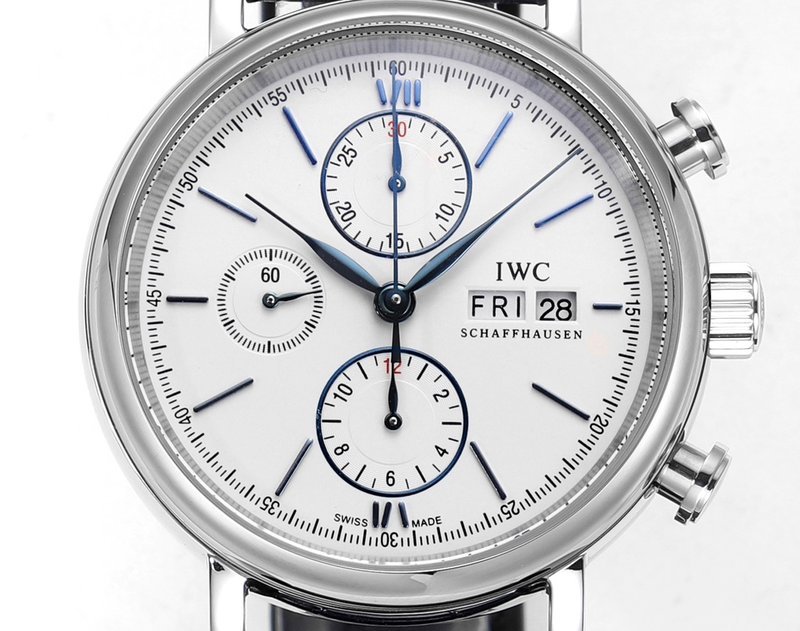 IWC 포르투기제 크로노그래프 스틸 워치 001-251512