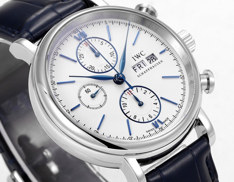 IWC 포르투기제 크로노그래프 스틸 워치 001-251512