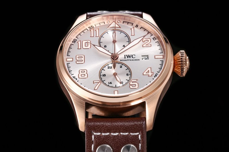 IWC 파일럿 시리즈 오픈백 무브먼트 시계 001-251522