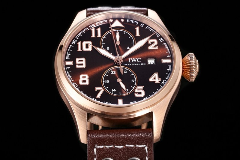 IWC 파일럿 시리즈 오픈백 문페이즈 오토매틱 시계 001-251524