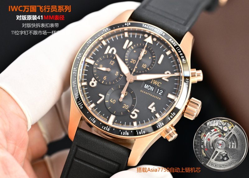 IWC 파일럿 시리즈 고성능 크로노그래프 시계 001-251585