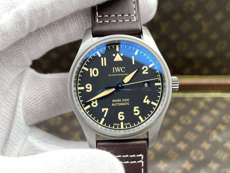 IWC 파일럿 마크 시리즈 빈티지 티타늄 케이스 시계 001-251603