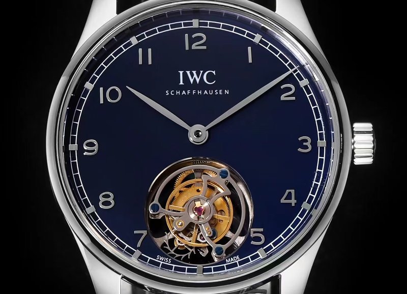 IWC 포르투기저 투르비옹 수동 기계식 시계 001-251607