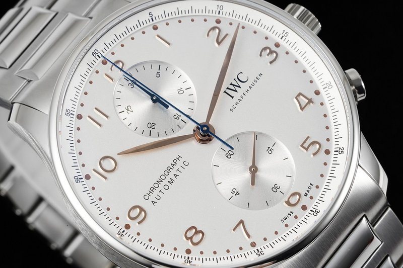IWC 포르투기제 스틸 크로노그래프 시계 001-251622