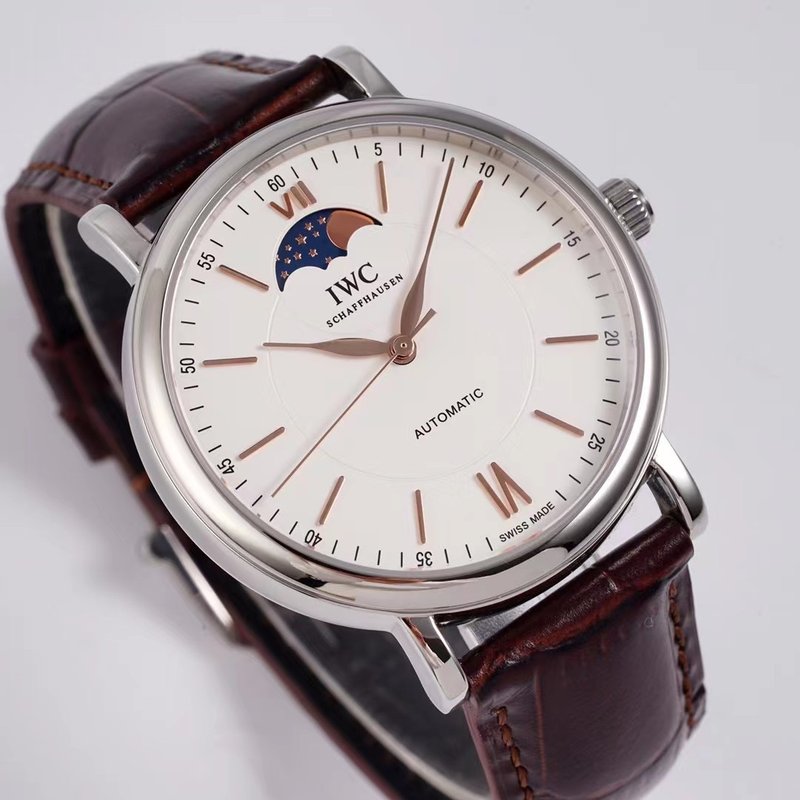 IWC 포트피노 문페이즈 오토매틱 남성 시계 001-251630