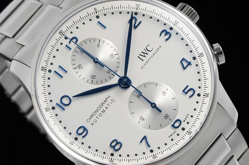 IWC 포르투기제 스틸 크로노그래프 시계 001-251637