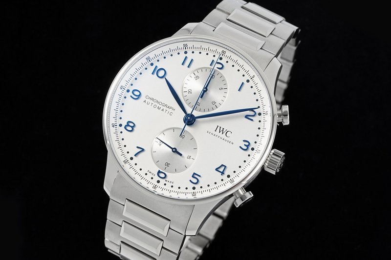 IWC 포르투기제 스틸 크로노그래프 시계 001-251637