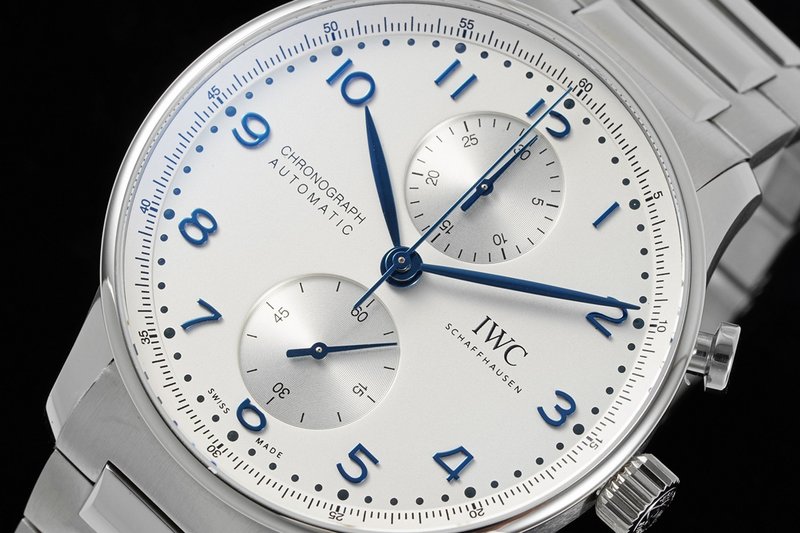 IWC 포르투기제 스틸 크로노그래프 시계 001-251637