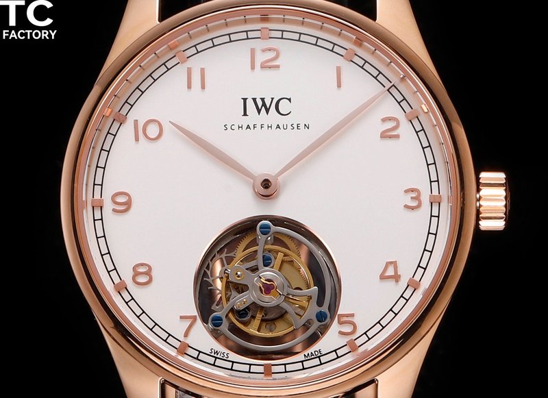IWC 포르투기제즈 투어빌롱 수동 기계식 시계 001-251660