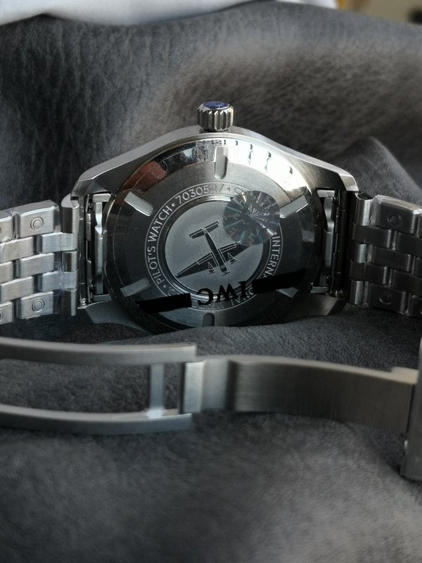 IWC 파일럿 시리즈 스테인리스 오토매틱 시계 001-251662