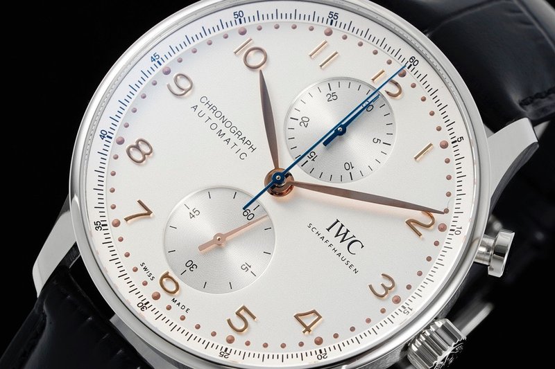 IWC 포르투기제 스틸 크로노그래프 시계 001-251669