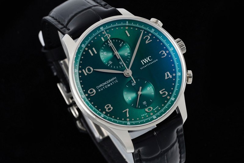 IWC 포르투기제 스틸 브레이슬릿 크로노그래프 001-251670