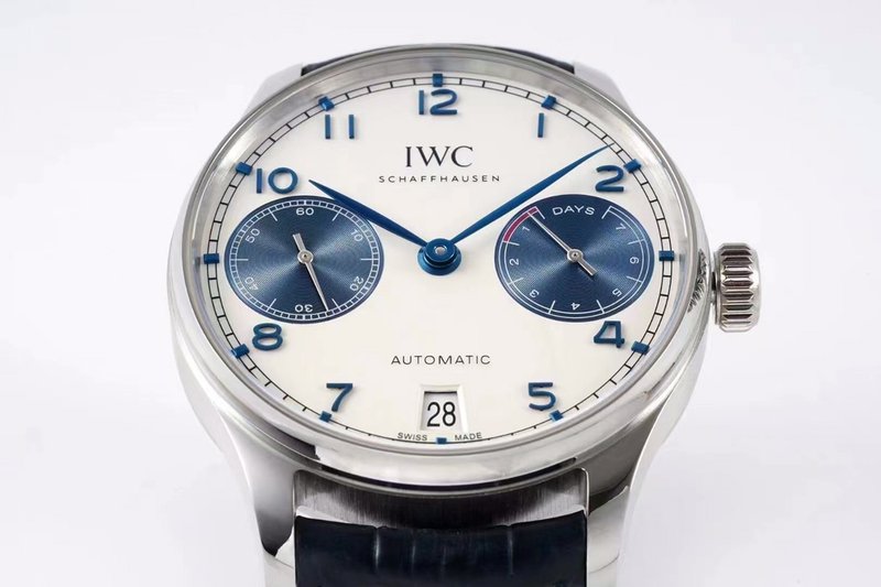 IWC 포르투기제 판다 다이얼 블루 핸즈 오토매틱 시계 001-251672