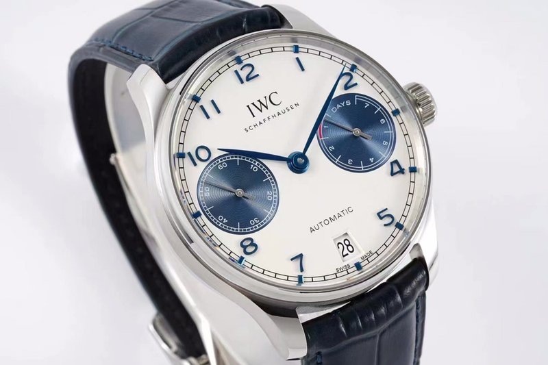 IWC 포르투기제 판다 다이얼 블루 핸즈 오토매틱 시계 001-251672