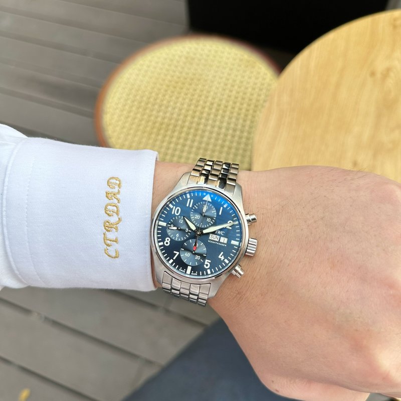 IWC 파일럿 크로노그래프 41mm 틸 케이스 001-251680