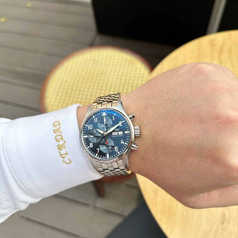 IWC 파일럿 크로노그래프 41mm 틸 케이스 001-251680