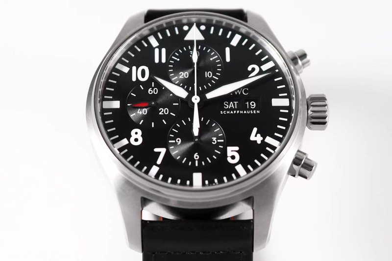 ZF IWC 파일럿 크로노그래프 남성 기계식 시계 001-251697