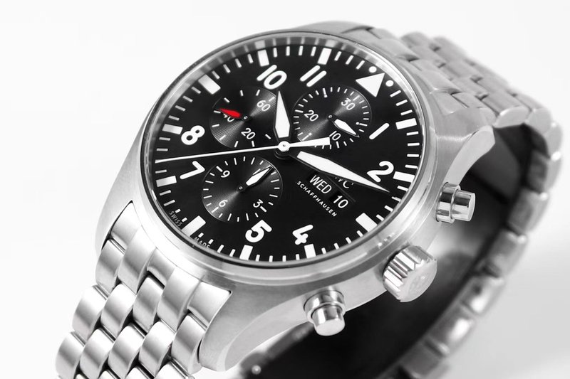 ZF IWC 파일럿 크로노그래프 토매틱 남성 시계 001-251698