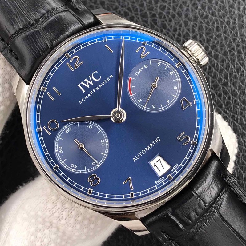 IWC 포르투기제 7 일 파워리저브 오토매틱 남성 시계 001-251700