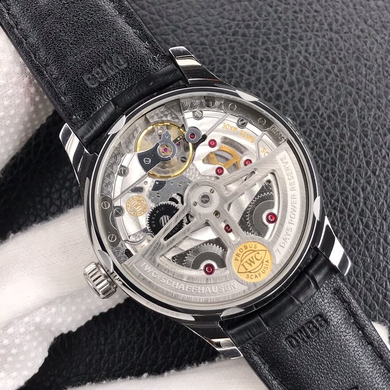 IWC 포르투기세 7 일 파워리저브 오토매틱 남성 시계 001-251701