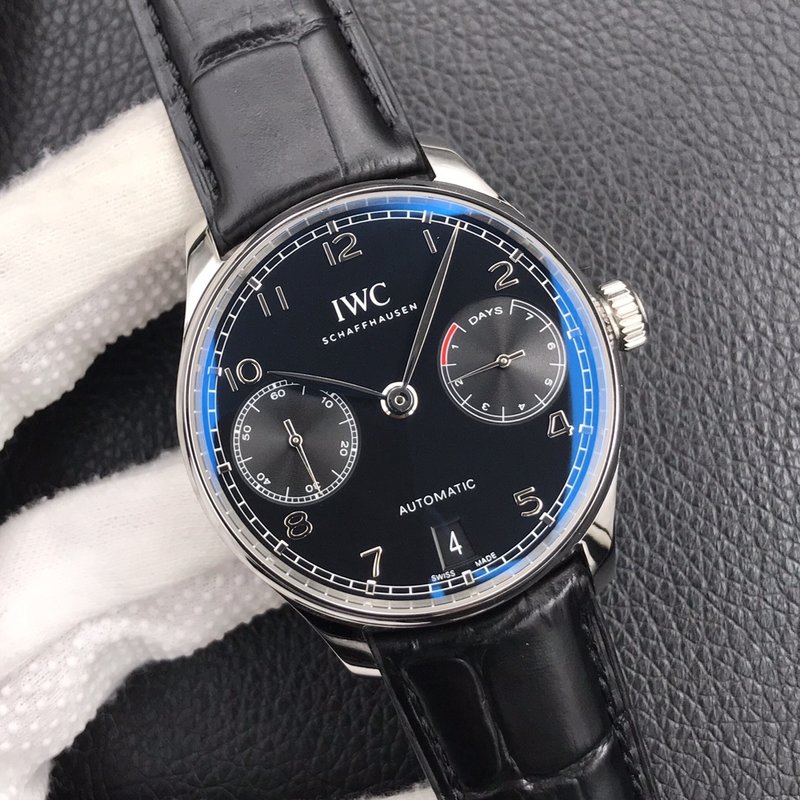IWC 포르투기세 7 일 파워리저브 오토매틱 남성 시계 001-251701